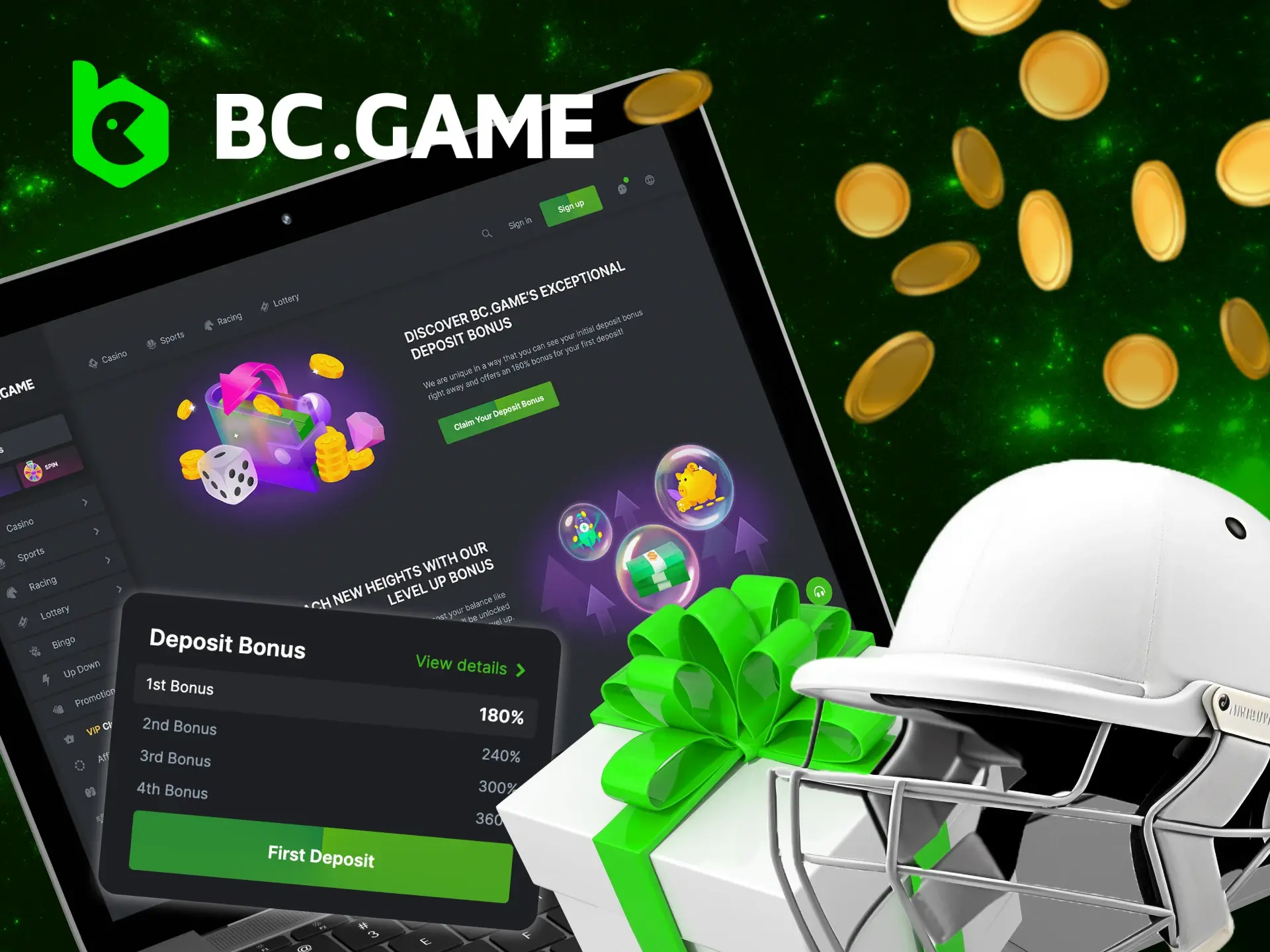 What bonuses can I get if I bet on cricket at the BC Game online.