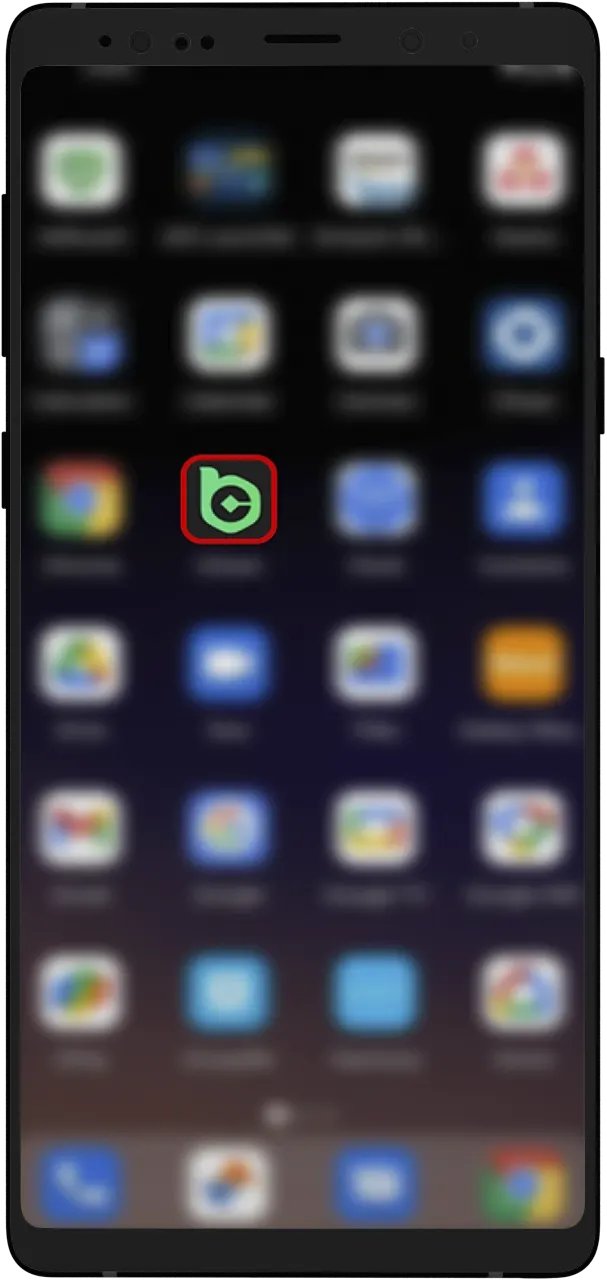 Open the BC Game app and start betting.