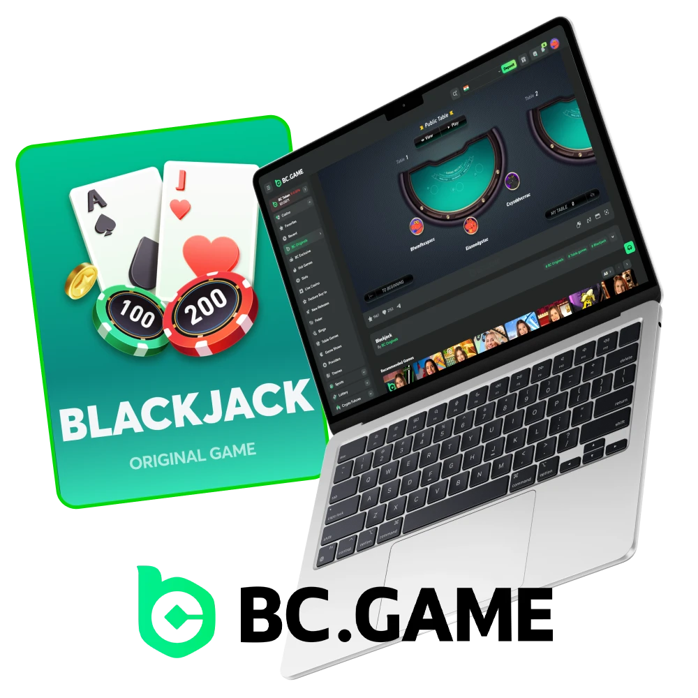 Start playing blackjack on the official BC Game website.