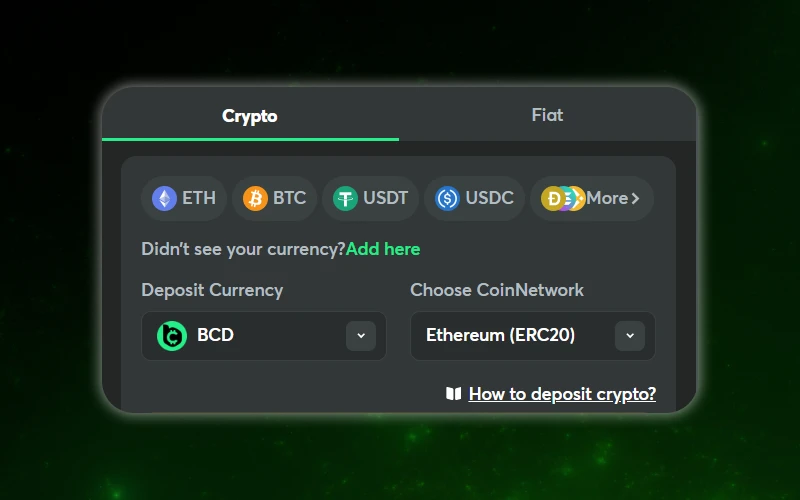 You can bet with cryptocurrencies at BC Game.