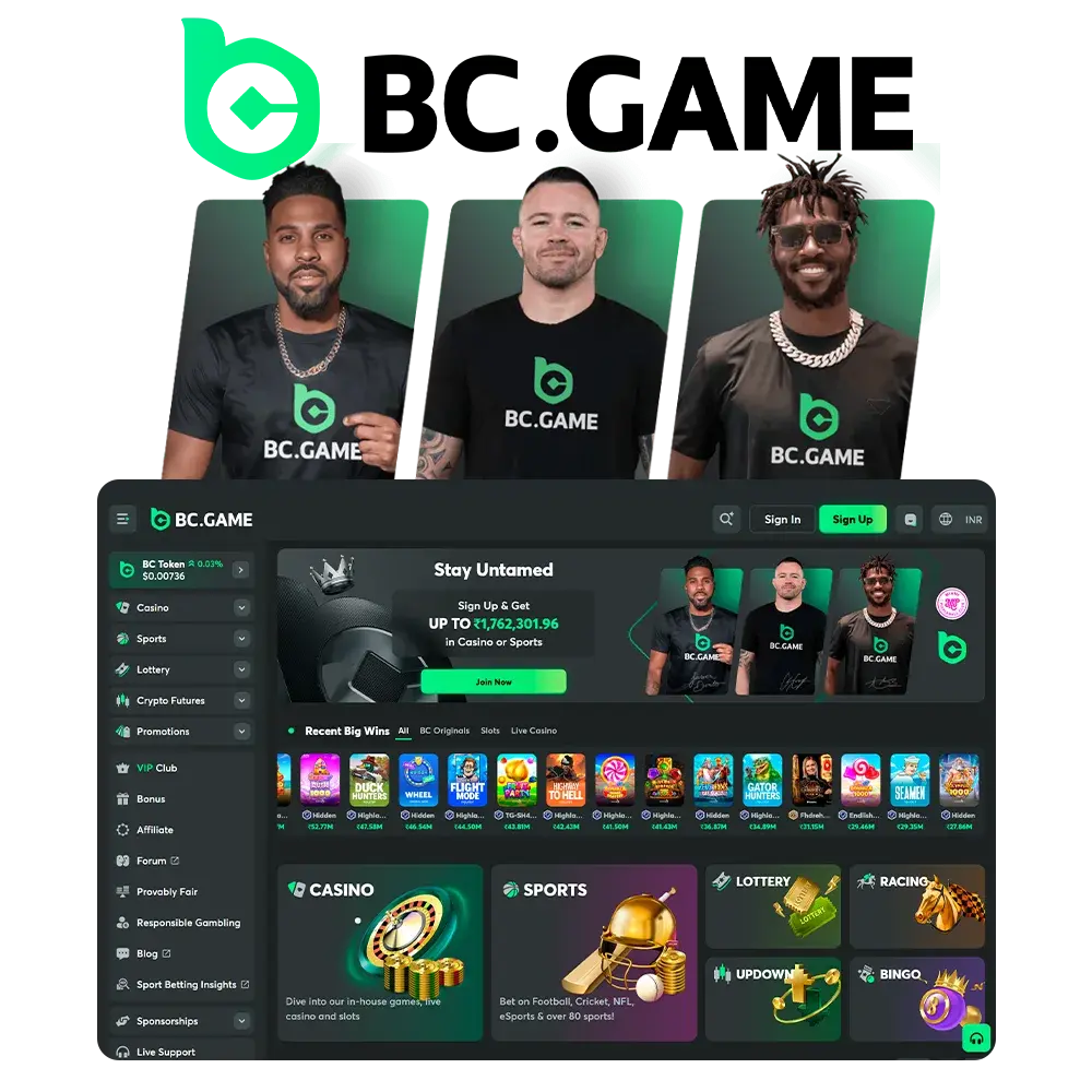 BC Game is a great choice to online gambling in India.