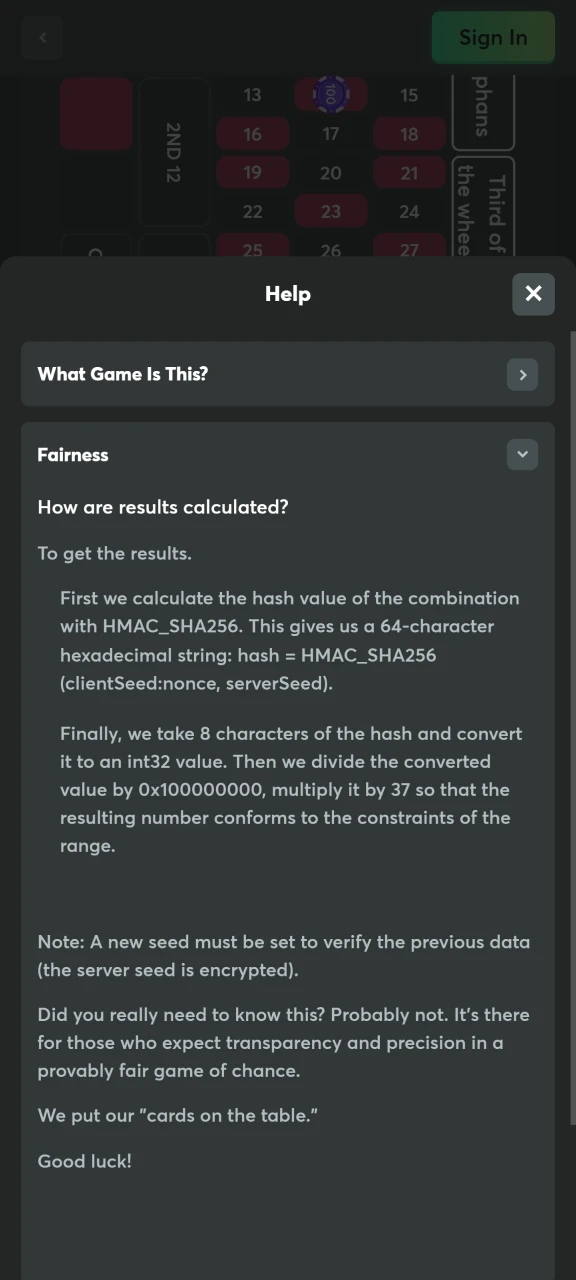 Play roulette safely on the BC Game platform.