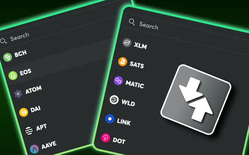 Exchange cryptocurrency on the BC Game website.